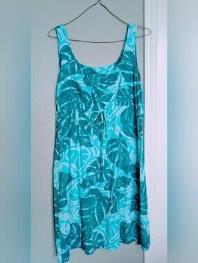 Hawaiian Print Dress Size Large